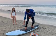 Surf lessons at Punta Veleros Beach