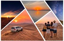 Doha Desert safari Sunset-Sandboarding camel ride & Dune Bashing