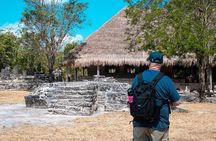 Cozumel Private Tour San Gervasio Ruins Beach Club and Mayan Park