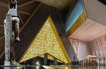Grand Egyptian Museum, Giza Pyramids Tour & Sunset Camel Ride