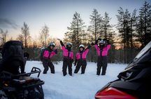 Family Snowmobile Safari in Rovaniemi