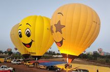 balloon flight and private transportation, guided tour in Teotihuacan