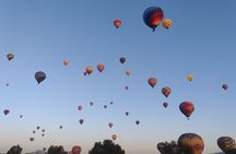 balloon flight and private transportation, guided tour in Teotihuacan