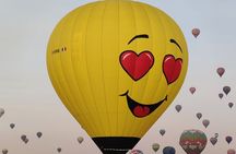 balloon flight and private transportation, guided tour in Teotihuacan
