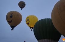 balloon flight and private transportation, guided tour in Teotihuacan