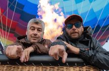 Hot air balloon ride with breakfast in Cueva from CDMX