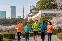 Tokyo Running Tour Imperial Palace Meiji Shrine or Toyosu