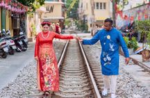 Hanoi Street Food and Photo Tour in Traditional Dress