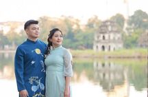 Hanoi Street Food and Photo Tour in Traditional Dress