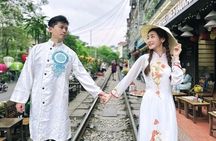 Hanoi Street Food and Photo Tour in Traditional Dress