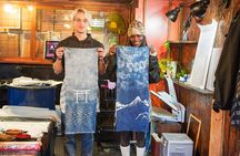 Mt. Fuji Ukiyo-e Japan Blue Indigo Dyeing Experience
