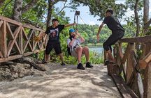 Private Monkey Sanctuary Trails with Zipline Canoe and Cenote