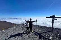 Private Mt. Fuji Hoei Crater Hiking and Sightseeing Tour