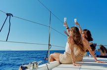 Panormo: Luxury Sunset Catamaran Cruise Sushi & Open Bar