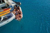 Chania: Afternoon Catamaran trip - Dinner, Drinks & Sunset