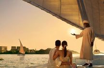 Luxor Sunset Tour Felucca Ride Banana Island and Elite City Tour