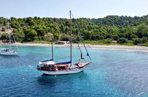 Skiathos Island Day Cruise on Traditional Wooden Sailboat