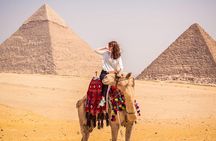 Explore Giza Pyramids with Camel ATV Dinner Cruise and Shopping