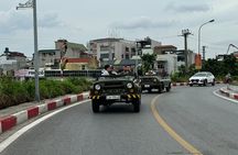 Hanoi Jeep City Tour combine Countryside Train Street, Hidden Gem