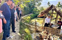 Pu Luong Day Tour:Trek Villages,Bamboo Rafting, cave or Waterfall