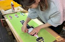 Kyoto: Yuzen Dyeing Workshop with Tenugui Souvenir