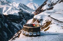 Day Trip to Gudauri and Kazbegi Including 4WD