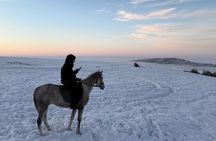 Charyn Canyon with Horse Riding and Sauna Tour