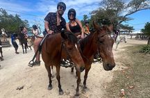 Horseback 'Ride N Swim' & Dunns River Falls from Montego Bay