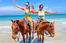 Horseback 'Ride N Swim' & Dunns River Falls from Montego Bay