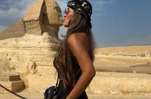 VIP Tour Pyramids of Giza Sphinx and Nile Felucca With Lunch