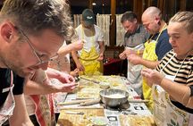 Traditional bolognese pasta making with a meal
