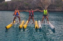 Private Curacao Sunset Water Bike Experience on the Ocean