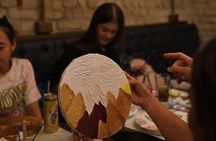 Texture painting art workshop in Milan