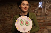 Texture painting art workshop in Milan