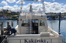 Evening Lake Taupō Boat Charter Kakariki Catamaran
