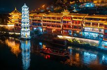 Zhangjiajie’s Night Escape: Furong Old Town's Glow&Boat Adventure