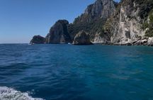 From Naples Boat trip to Capri visit to the city swim stop
