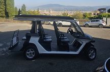 Golf Cart Tour of Florence Michelangelo & Hills with Food Tasting