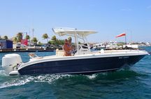 Private Spanish Water Boat Tour with Charcuterie and Drinks