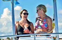 Private Boat w/FREE food & alcohol Snorkeling, slide, Dolphins