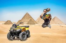 Explore Giza Pyramids with Camel ATV Dinner Cruise and Shopping
