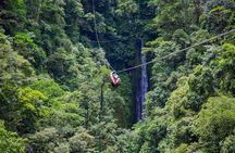 Rafting Class II-III and Zipline Tour from La Fortuna and Arenal
