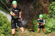 Full Day Class II-III Rafting and Canyoning Rappelling from La Fortuna-Arenal