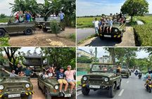 Hanoi Jeep City Highlight, Backstreet, Train Street, Countryside