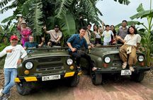 Hanoi Jeep City Highlight, Backstreet, Train Street, Countryside
