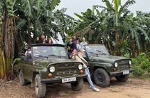 Hanoi Jeep Tour Backstreets Train Street and Local Life