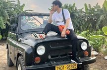 Hanoi Jeep Tour Backstreets Train Street and Local Life