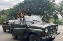 Hanoi Jeep Tour Backstreets Train Street and Local Life