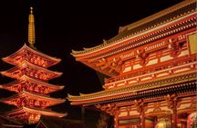 Night town and Cherry Light-up tour and Modern Samurai show