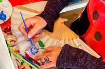Spanish Fan Painting Workshop with Local Artist in Valencia